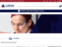 Tablet Screenshot of lafan.com.br